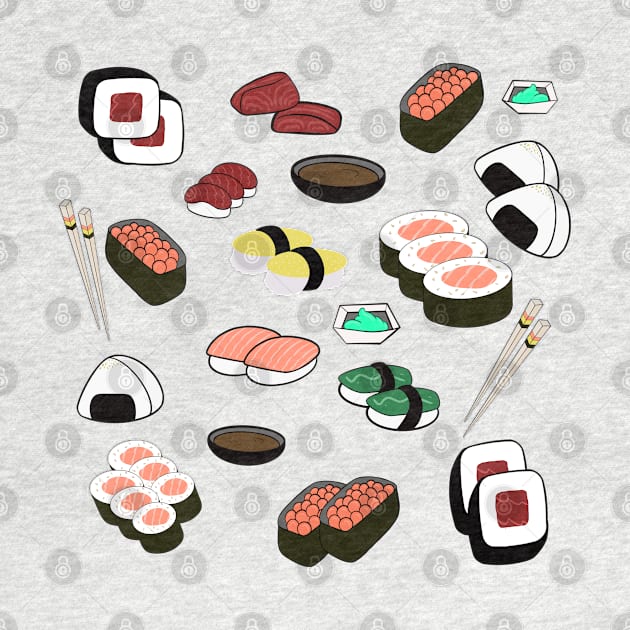 Sushi by smoochugs